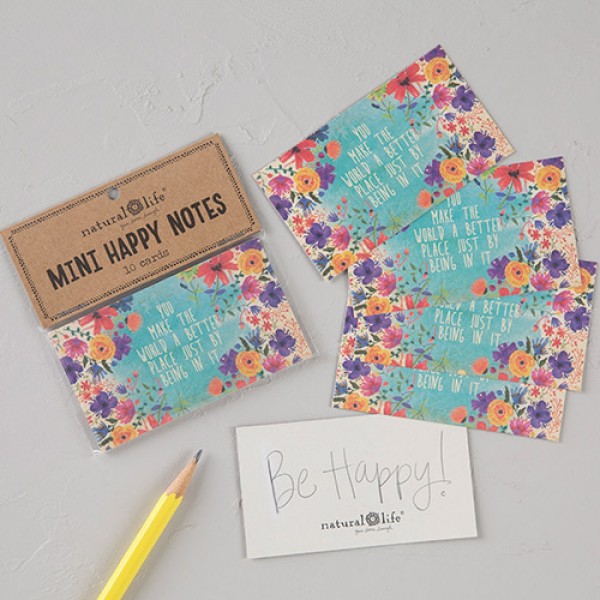 Grußkärtchen Mini Happy Notes World Better