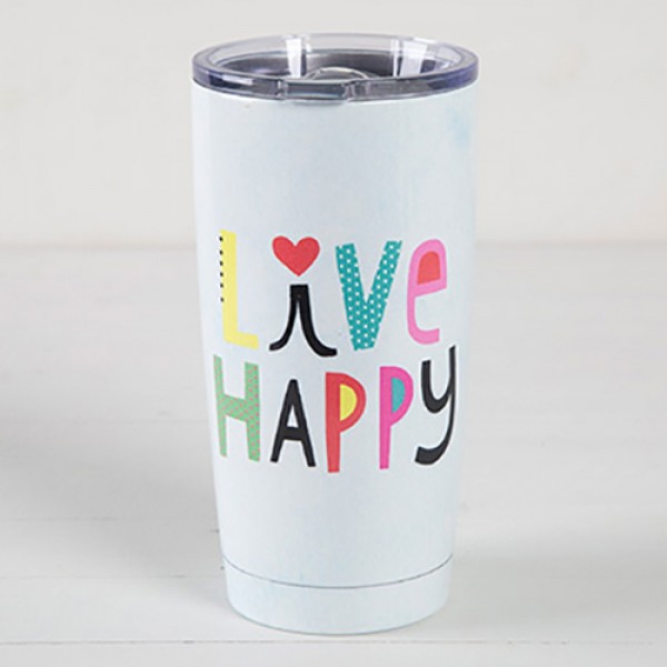 Warmhaltebecher Tumbler Live happy