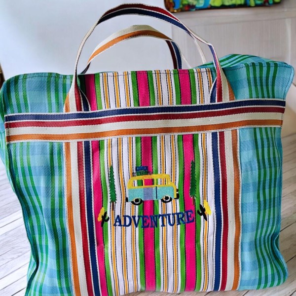 Shopper zip XL recycle plastic Adventure