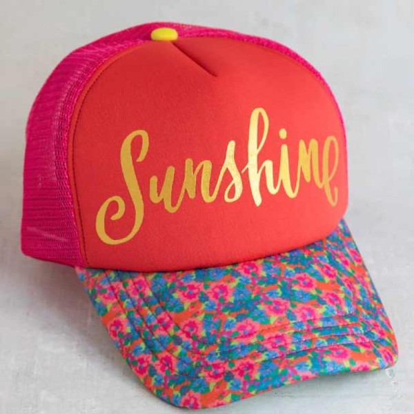 Schirmmütze Trucker Hats Coral Sunshine