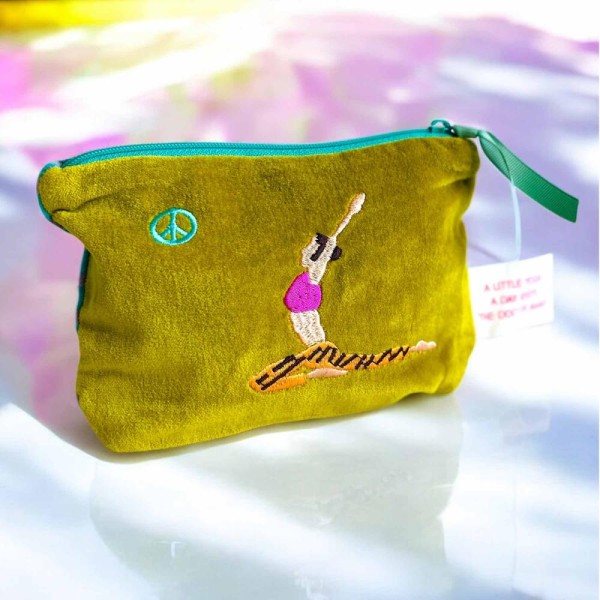 Täschchen Yoga mustard