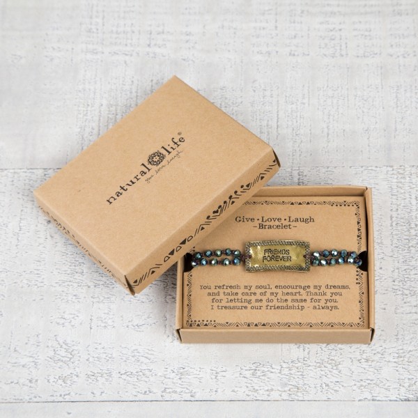 Armband Give Live Laugh Friends forever