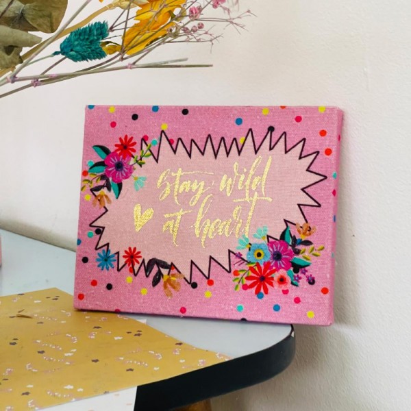 Wandbild at heart