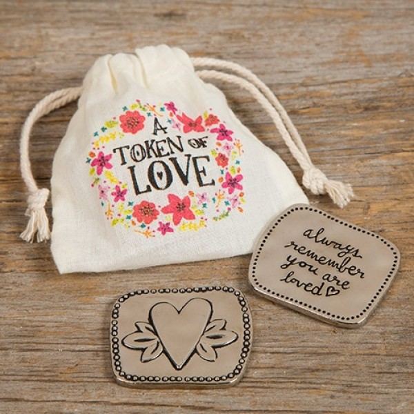 Glücksbringer im Geschenkbeutel Love