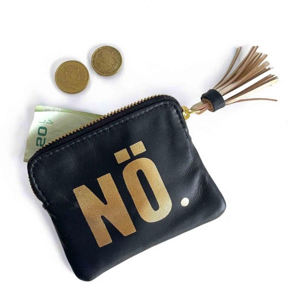 Mini zip Portemonnaie NÖ black