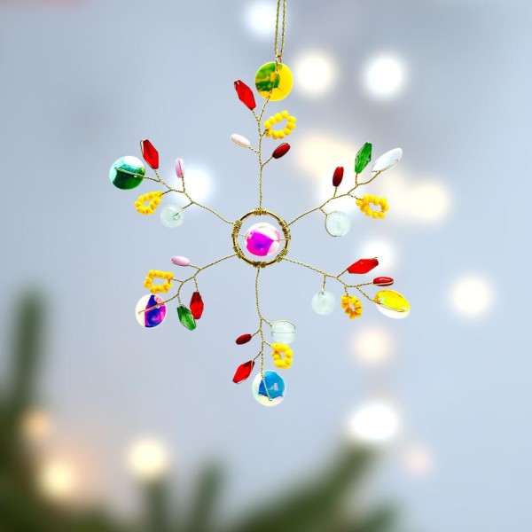Dekoration Funkel Ultrafine ornament star multi