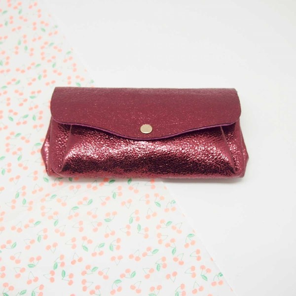 Portemonnaie Bubble metallic 2flap lg