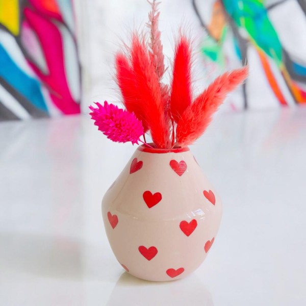 Vase Mini Keramik Hearts